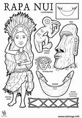 Rapa Nui Pays Ile Colorear Pascua Paques Paque Entier Coloriages Indígena Tofive Sweetheart Cultures Countries Statues Hugolescargot Severineaubry sketch template