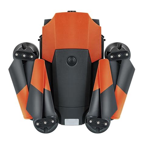 flex foldable fpv drone black orange