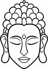Buddha Drawing Easy Draw Simple Face Gautam Clipart Step Drawings Painting Line Outline Cute Dragoart Ganesha Sketch Sushi Board Buddhist sketch template