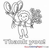 Thank Coloring Pages Flowers Printable Kids Kid Please Color Teacher Sheet Getcolorings Sheets Print Title Getdrawings sketch template