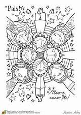 Mandalas Harmony Colorier Arcimboldo Paz Hugolescargot école Vriendschap Adulte Paix Frieden Gratuits Aubry Doodles Automne Eskimo Reve sketch template
