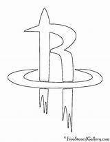 Rockets Houston Logo Stencil Nba Coloring Pages Search Again Bar Case Looking Don Print Use Find Pumpkin sketch template