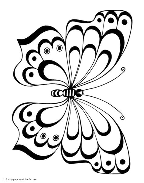 butterfly colouring pages  kids coloring pages printablecom