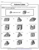 Volume Cubes Worksheets Worksheet sketch template
