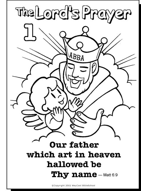 father colouring page