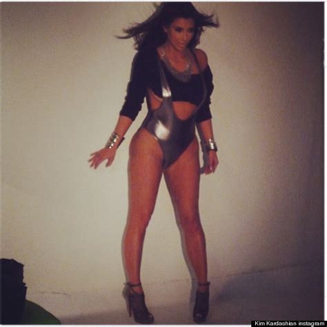 Kim Kardashian Shares Instagram Image From Sexy Shoot Photo Huffpost