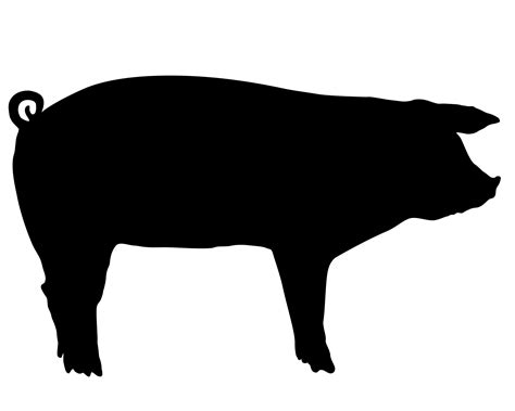show pig silhouette clip art pig silhouette animal silhouette animal clipart