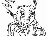 Hunter Gon Freecss Coloring Pages sketch template