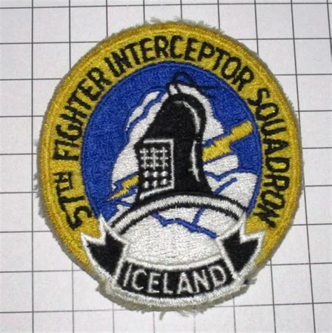Usaf Air Force Military Patch 57th Fis Fighter Interceptor Squadron