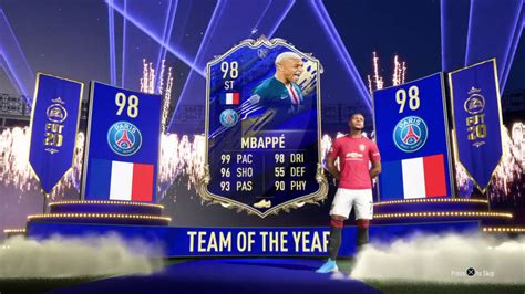 fifa   packed toty mbappe youtube