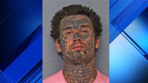 Man With Face Full Of Tattoos Charged With Stealing Car