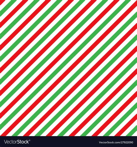 cane candy diagonal stripes red green white vector image