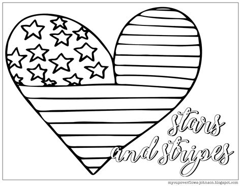 cup overflows coloring pages     july