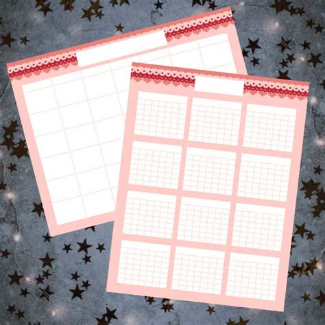 printable blank calendar  tortagialla