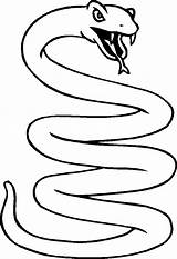 Slangen Kleurplaten Animaatjes sketch template