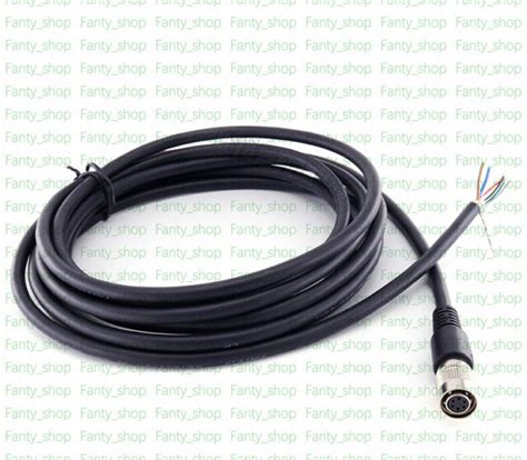 1pc 6 pin hirose female hr10a 7p 6s cable for basler gige avt ccd