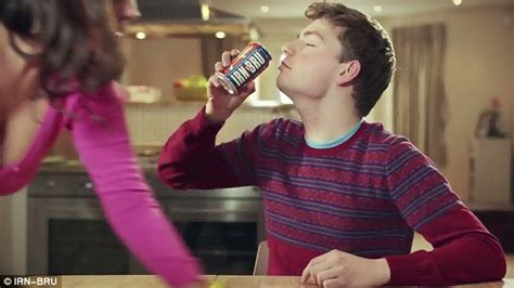 irn bru advert that shows mother trying to seduce her teenage son s