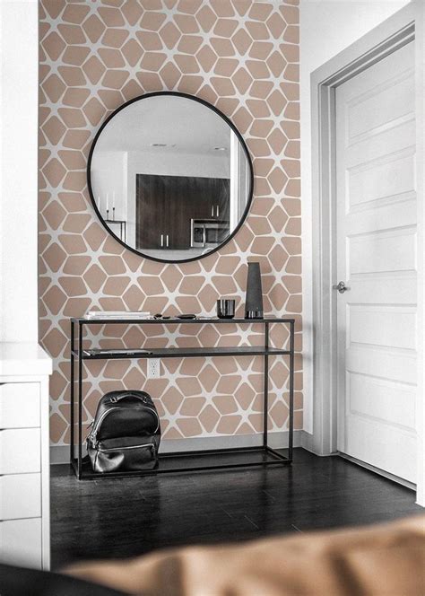 modern gometric wall painting stencil geometric pattern etsy