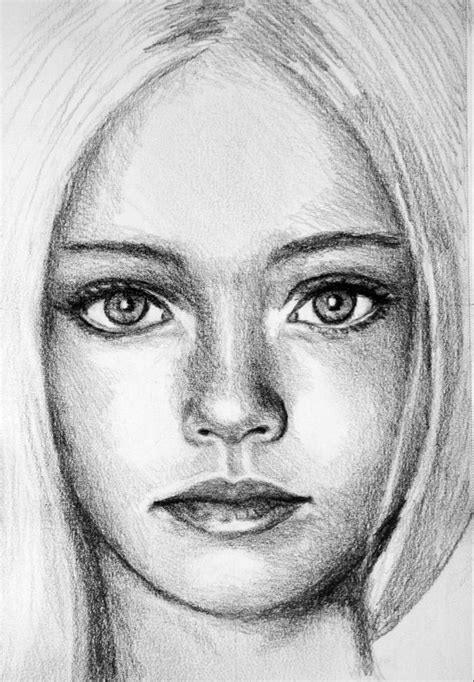 drawing girl face drawing female face drawing face sketch