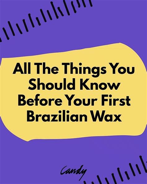 All The Things You Should Know Before Your First Brazilian Wax Video