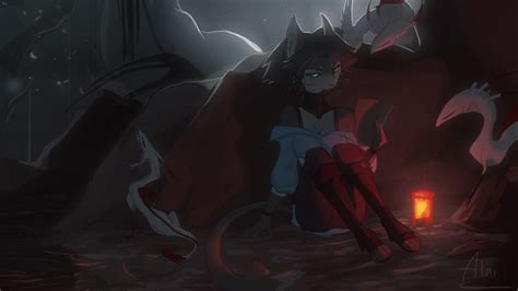 Wallpaper Illustration Anime Furry Anthro Demon
