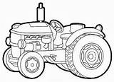 Tractor Coloring Trucks Farm Trains Malebøger Kids Pages Colouring Unit Drawings sketch template