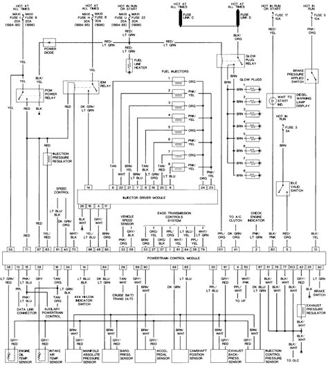 powerstroke engine wiring diagram