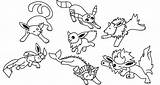 Eeveelutions Eeveelution Pages Base Sheets Coloring Pokemon Deviantart Template Sheet Downloads sketch template