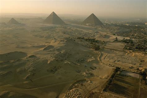 Aerial Of Giza Pyramids From Left Photograph By Kenneth