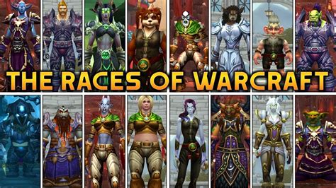 All 23 Racial Intros In World Of Warcraft Allied Races And Hero Classes