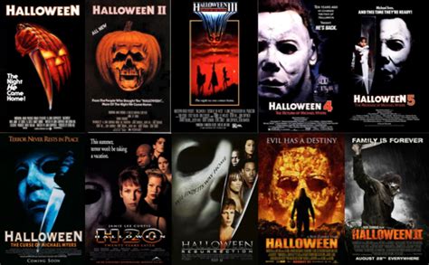 A Complete Ranking Of All 10 Halloween Movie Posters