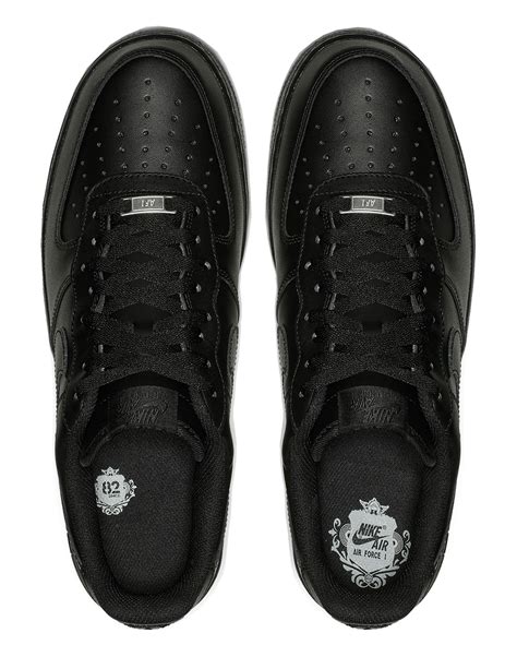 mens black nike air force  life style sports