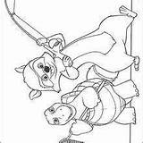 Rj Verne Coloring Pages Hellokids Hedge Raccoon Turtle Hammy sketch template