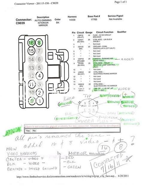 ford   backup camera wiring diagram wiring diagram