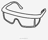 Goggles Clipartkey Gafas Proteccion Policias Pilas Pinclipart sketch template