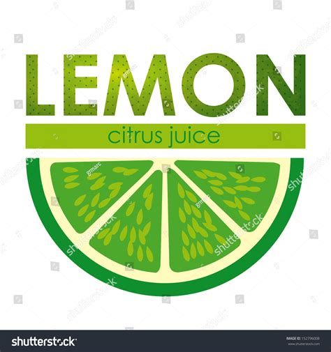 lemon design  white background vector illustration