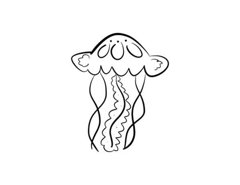 jellyfish  art coloring page fish coloring page cool coloring