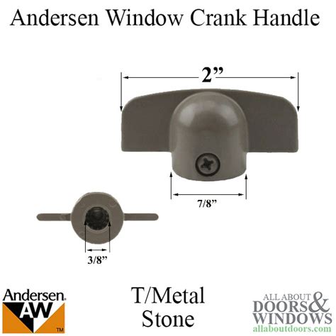 andersen window tmetal crank handle