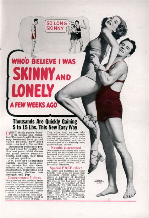 Back When Women Wanted To Get Fat 26 Funny Vintage Ads Promoting