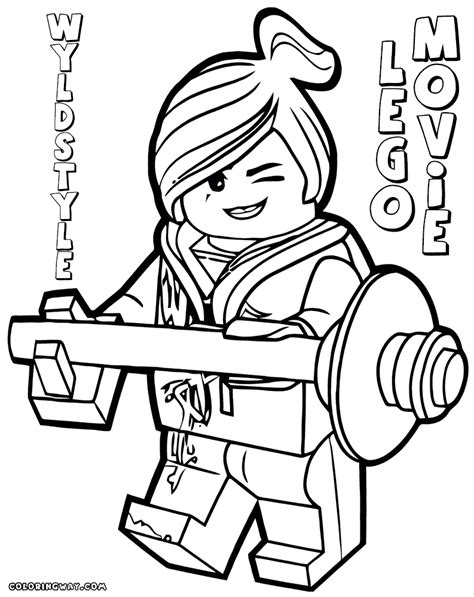 lego  wyldstyle coloring pages coloring home
