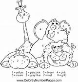 Coloring Zoo Pages Printable Animals Color Animal Number Numbers Preschool Kids Activities Printables Crafts Book Put Happy Print Books Safari sketch template
