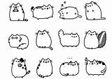 Pusheen Coloring Coloringonly Imgcolor sketch template