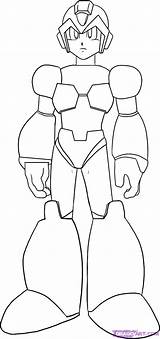 Megaman Desenhar Maverick Coloringhome sketch template