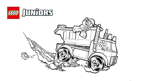 lego truck coloring pages