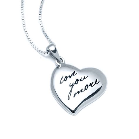 love you more necklace landing company