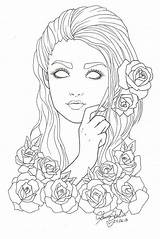 Coloring Pages Adult Adults Girls Aesthetic Printable Book Sheets Print Colouring Color Line Template Deviantart Burnett Misty Women Drawing Fairy sketch template