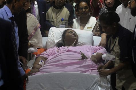 world s fattest woman eman abdul atti 37 dies in hospital in abu