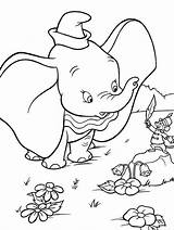 Dumbo Coloring Pages Disney Printable Print Kids Cartoon Color Colouring Adult Books Sheets Flying Getcolorings Sketches sketch template