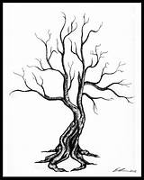 Tree Dead Tattoo Scary Sketch Drawings Tattoos Twisted Drawing Deviantart Trees Outline Creepy Designs Sketches Traditional Illustration Arm Drawn Blossom sketch template
