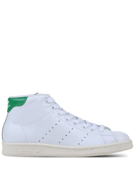 adidas originals high top sneakers  white lyst